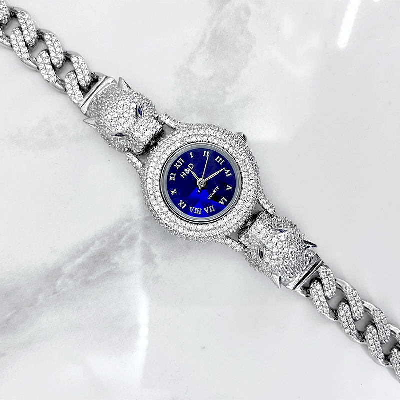 ساعت نقره زنانه مدل پنتر