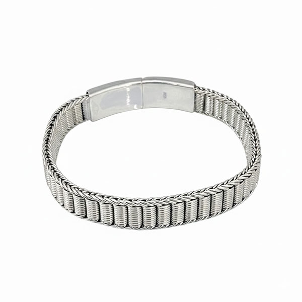 دستبند نقره مردانه تایلندی طرح رولکس