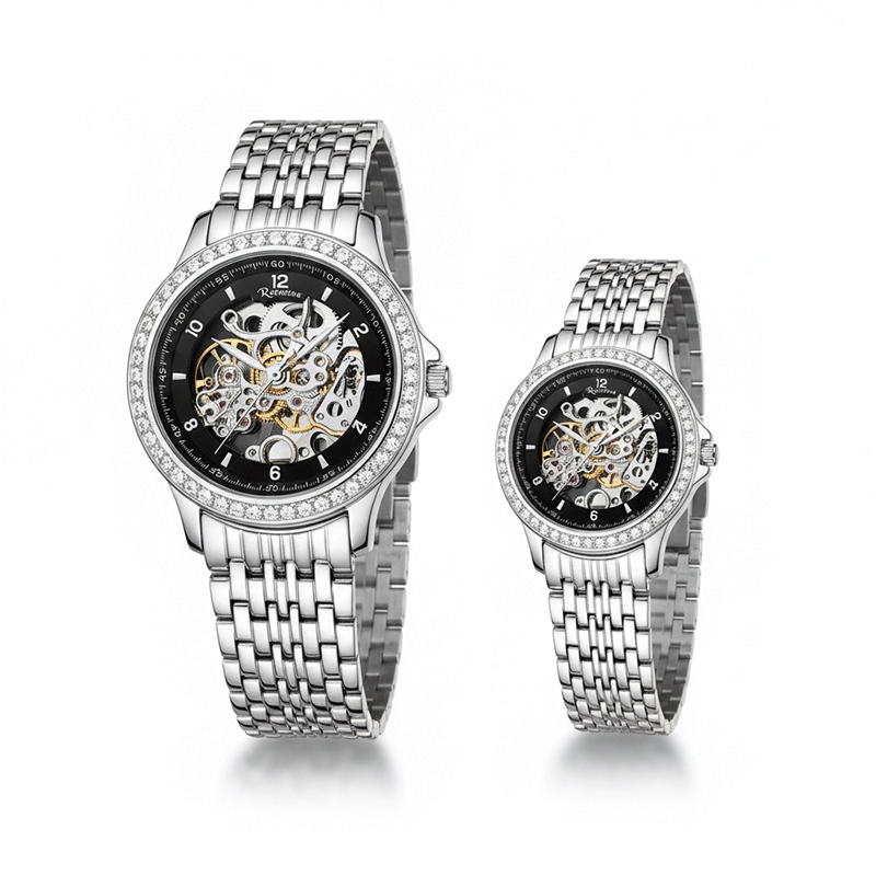 ست ساعت نقره ایتالیایی مدل روکسرینا