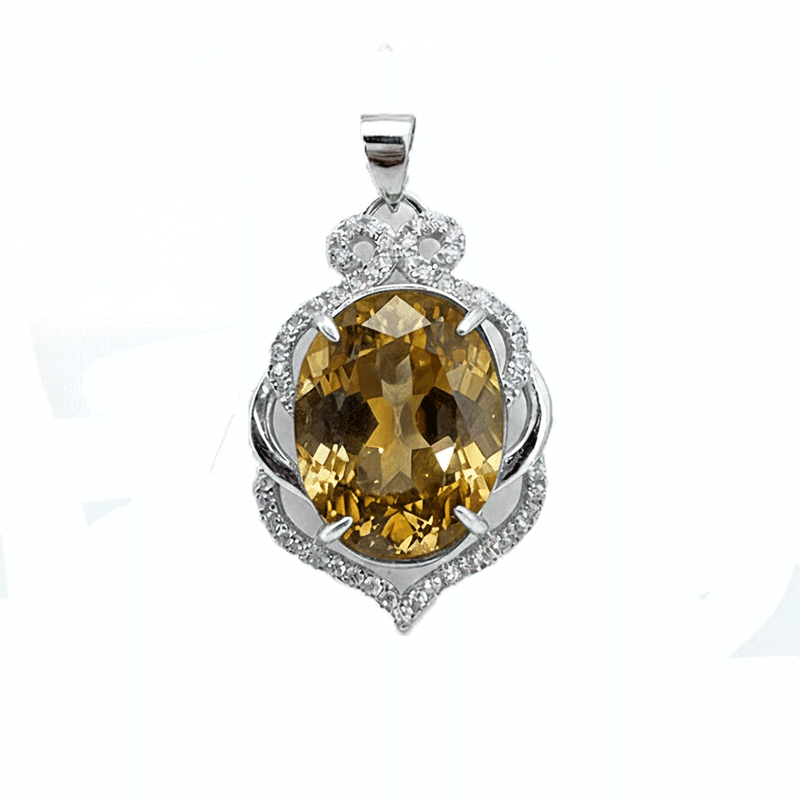 گردنبند نقره زنانه مدل سنگ الکساندریت