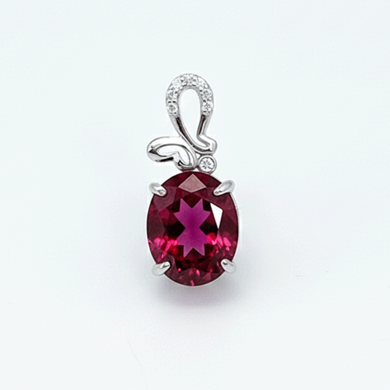 گردنبند نقره مینیمال رنگی دخترانه