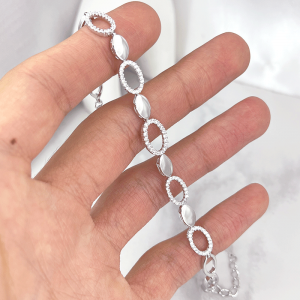 دستبند اسپرت نقره دخترانه