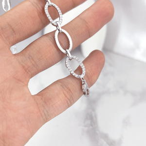 قفل طوطی دستبند نقره اسپرت