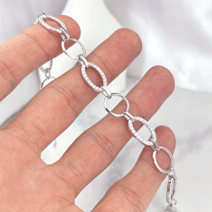 دستبند متفاوت نقره زنانه ایتالیایی