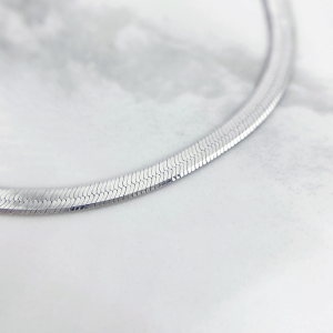 بافت دستبند نقره هرینگبون