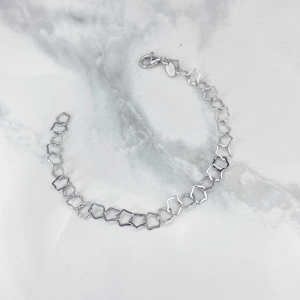 دستبند نقره دخترانه اسپرت شیک