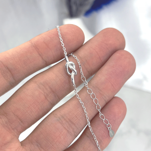 دستبند اسپرت نقره دخترانه گره