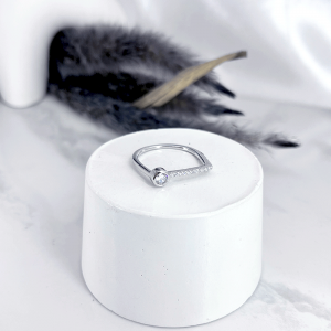 انگشتر ظریف نقره ظریف دخترانه