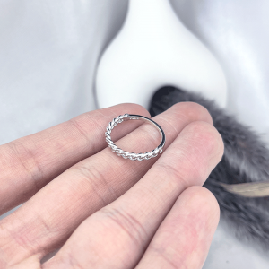 انگشتر نقره دخترانه مدل کارتیر اسپرت