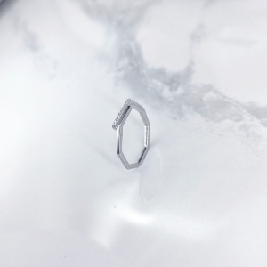 انگشتر اسپرت نقره دخترانه