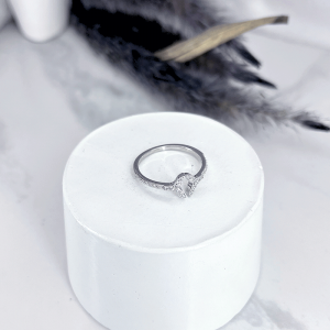 انگشتر دم وال نقره دخترانه