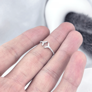 انگشتر نقره دخترانه اسپرت