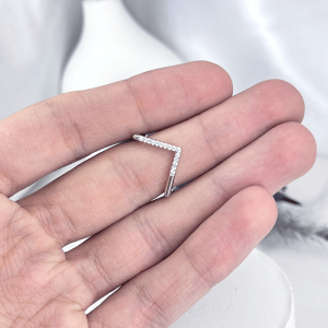 انگشتر بند انگشتی نقره دخترانه