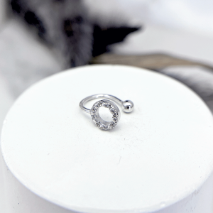 ایرکاف نقره دخترانه مدل دایره