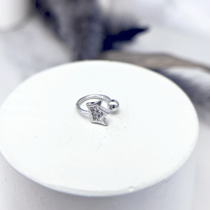 ایرکاف نقره دخترانه مدل تاج