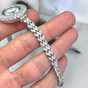 بند مارکیز ساعت نقره زنانه ایتالیایی