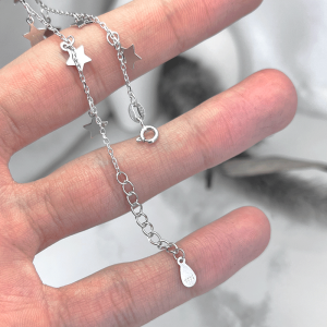 قفل و زنجیر قابل تنظیم دستبند ستاره