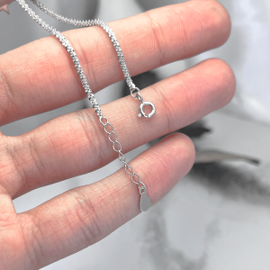 قفل و زنجیر قابل تنظیم دستبند نقره دخترانه