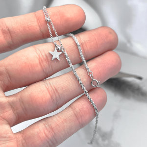 دستبند اسپرت دخترانه زنجیر خاویاری