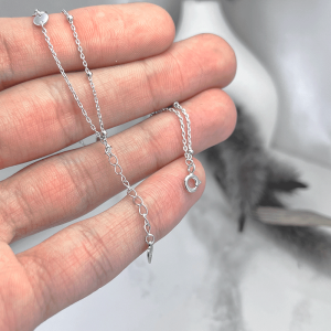 قفل و زنجیر قابل تنظیم دستبند نقره دخترانه