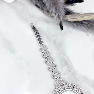 بند ساعت نقره زنانه مجلسی