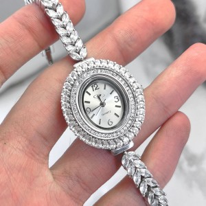 صفحه ساعت نقره ایتالیایی زنانه