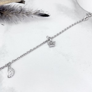 آویز تاج پابند دخترانه