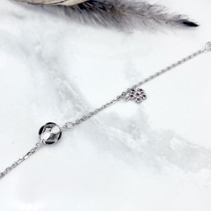 پابند نقره آویز دار زنانه