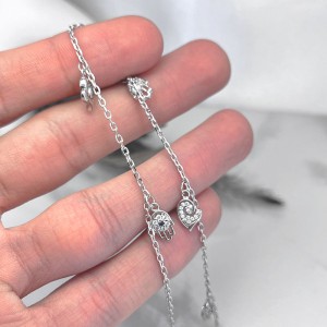 پابند نقره آویز دست چشم و نظر