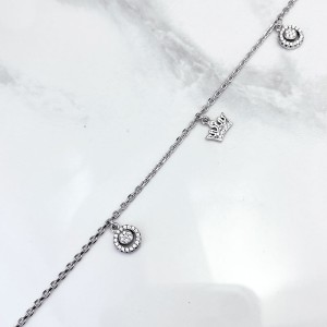 پابند نقره آویز مدل تاج