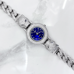 ساعت نقره زنانه مدل پنتر