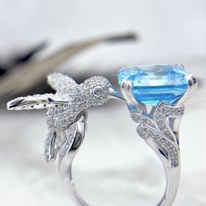 انگشتر طرح جواهر خاص