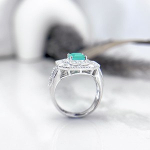 انگشتر ایتالیایی نقره زنانه