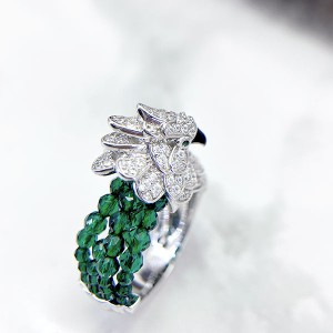 جزئیات انگشتر نقره خاص زنانه