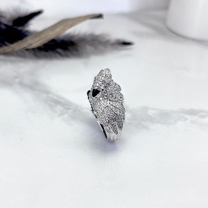 انگشتر عقاب زنانه نقره ایتالیایی