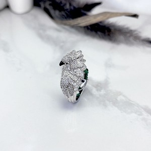 انگشتر عقاب زنانه خاص نقره