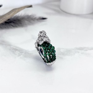 انگشتر نقره زنانه ایتالیایی طرح عقاب