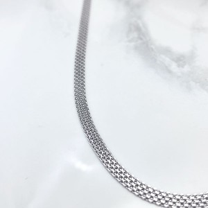 بافت گردنبند نقره بیزمارک