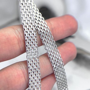 عرض زنجیر بیزمارک نقره ایتالیایی