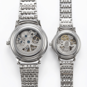 پشت ست ساعت نقره مردانه و زنانه