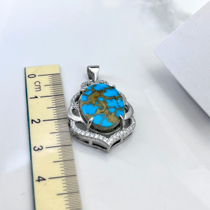 طول مدال فیروزه زنانه