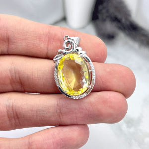 تراش جواهری سنگ سیترین زنانه