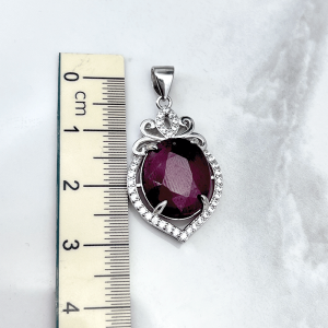 مدال نقره قرمز زنانه قرمز