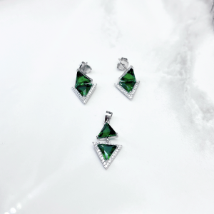 نیم ست مثلث سبز