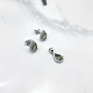 نیم ست اسپرت نقره اشکی