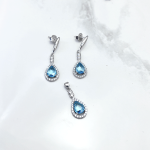 نیم ست طرح جواهری دخترانه