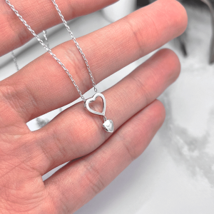 گردنبند نقره ایتالیایی دخترانه