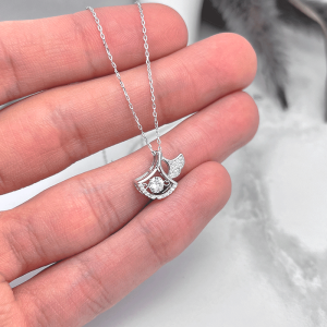 گردنبند نقره ایتالیایی اسپرت گلبرگ