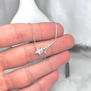 گردنبند نقره ستاره دنباله دار