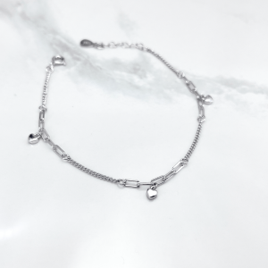 دستبند آویز قلبی